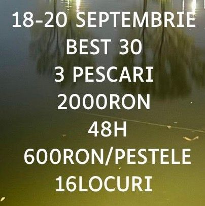 Afiș BEST 30 LACUL PLEASA 