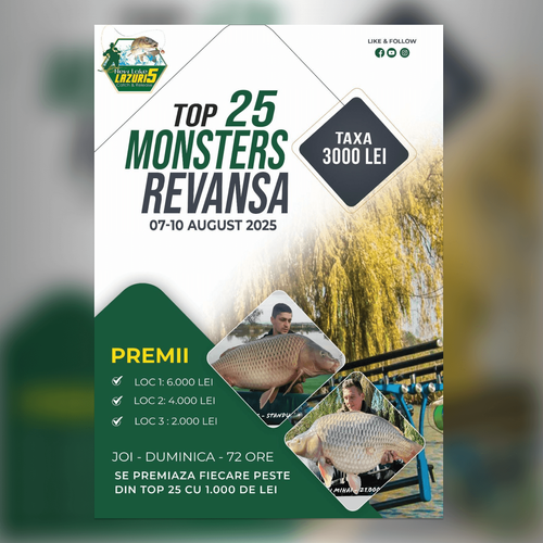 Afiș TOP 25 MONSTERS
