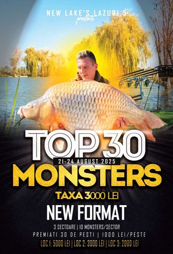 Afiș TOP 30 MONSTERS NEW FORMAT