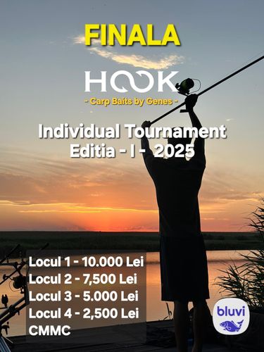 Afiș Individual Tournament "Hook Carp Baits by Genes" - FINALA