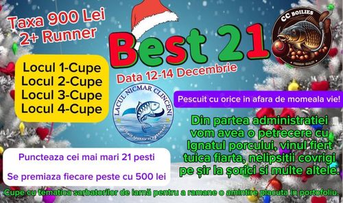 Afiș Best 21 - Lacul Nicmar Clinceni