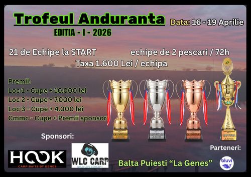 Afiș Trofeul Anduranta EDITIA I - 2026