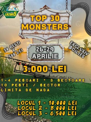 Afiș TOP 30  Monsters  
