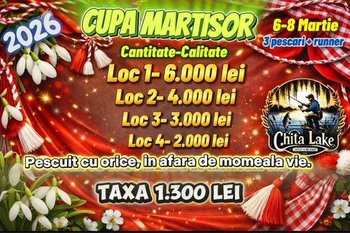 Afiș Cupa Martisor - CHITA LAKE