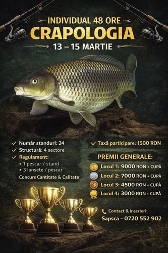 Afiș Individual 48 ORE Crapologia
