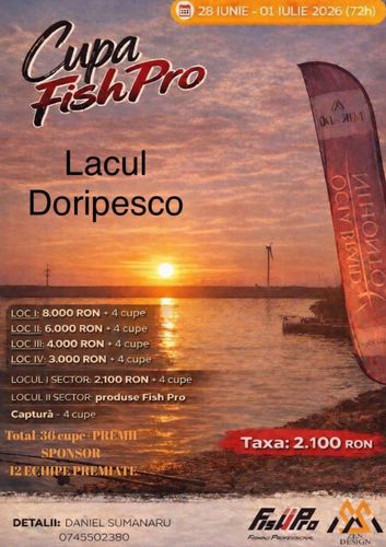 Afiș CUPA FISH PRO