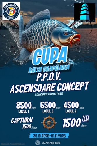 Afiș Cupa PPOV - Ascensoare Concept