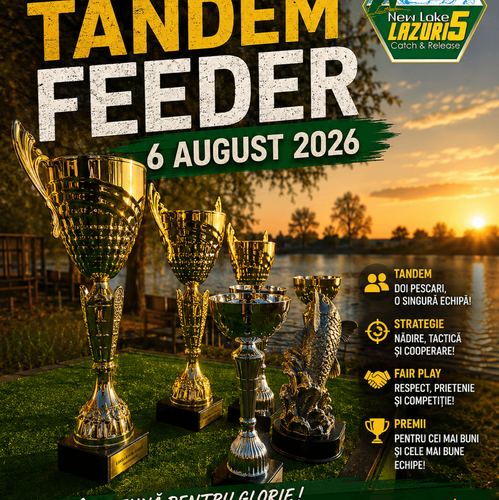 Afiș Cupa tandem feeder 6 august 2026