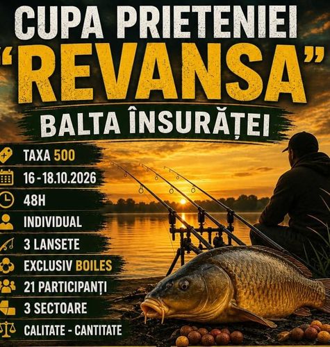 Afiș CUPA PRIETENIEI,,REVANȘA"