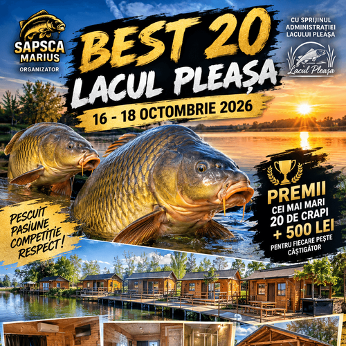 Afiș CUPA TOAMNEI LACUL PLEASA 