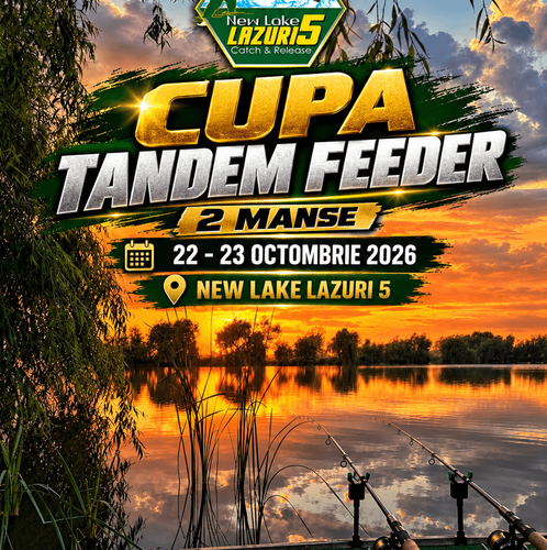 Afiș Cupa Tandem Feeder - 2 Manse 22- 23 octombrie 2026