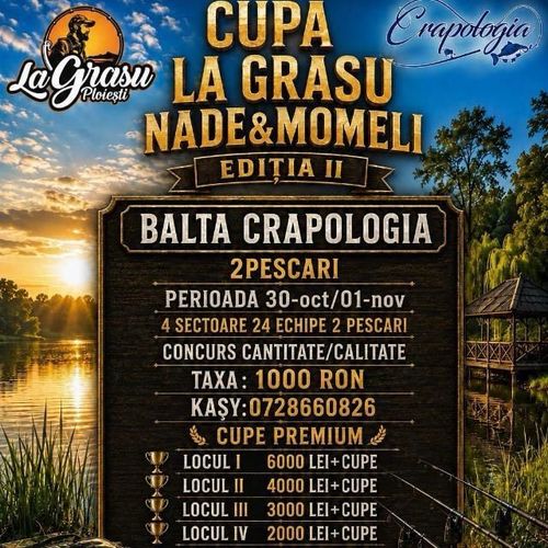 Afiș Cupa La Grasu Nade&Momeli Ed II by Kasy 