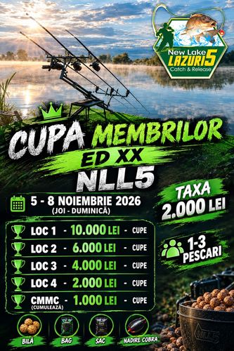 Afiș Cupa Membrilor NLL5 ed XX 5-8 noiembrie